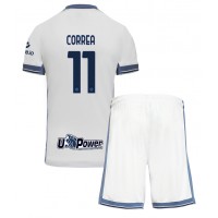 Camisa de time de futebol Inter Milan Joaquin Correa #11 Replicas 2º Equipamento Infantil 2024-25 Manga Curta (+ Calças curtas)